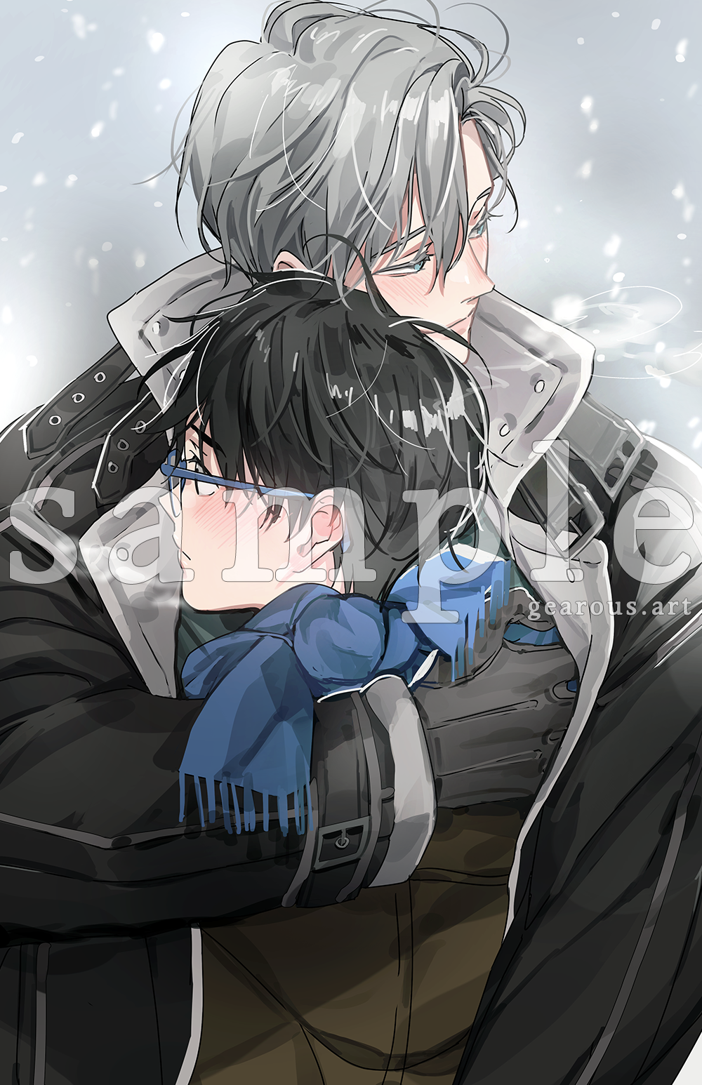 [Poster] Yuri!!! on ICE - Hug