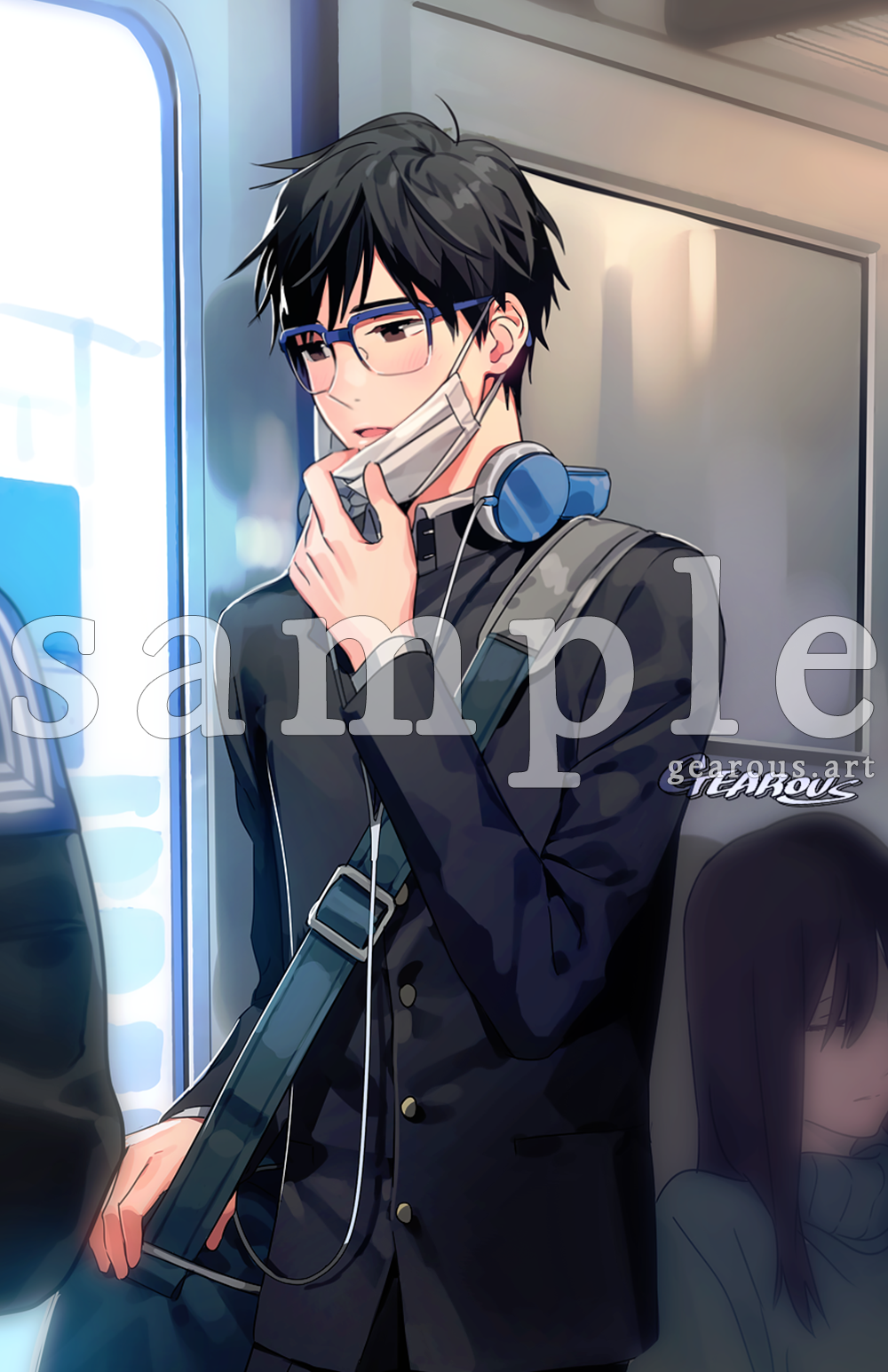 [Poster] Yuri!!! on ICE - Yuri in subway